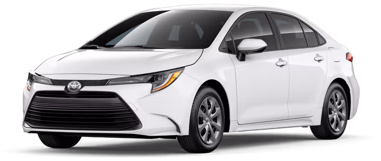 Standard Sized Sedan Vehicles